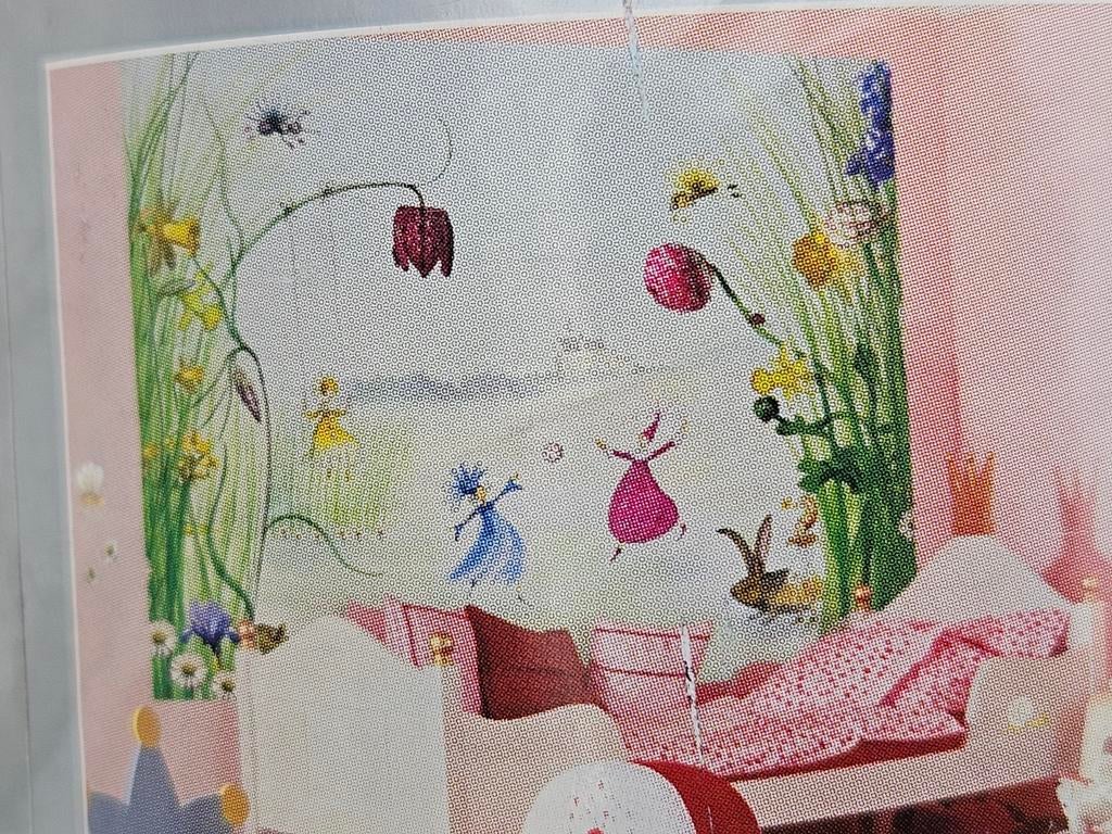 Behang illustratie wand prentenboek Cecilie Alstock Komar, Ophalen of Verzenden, Minder dan 10 m²
