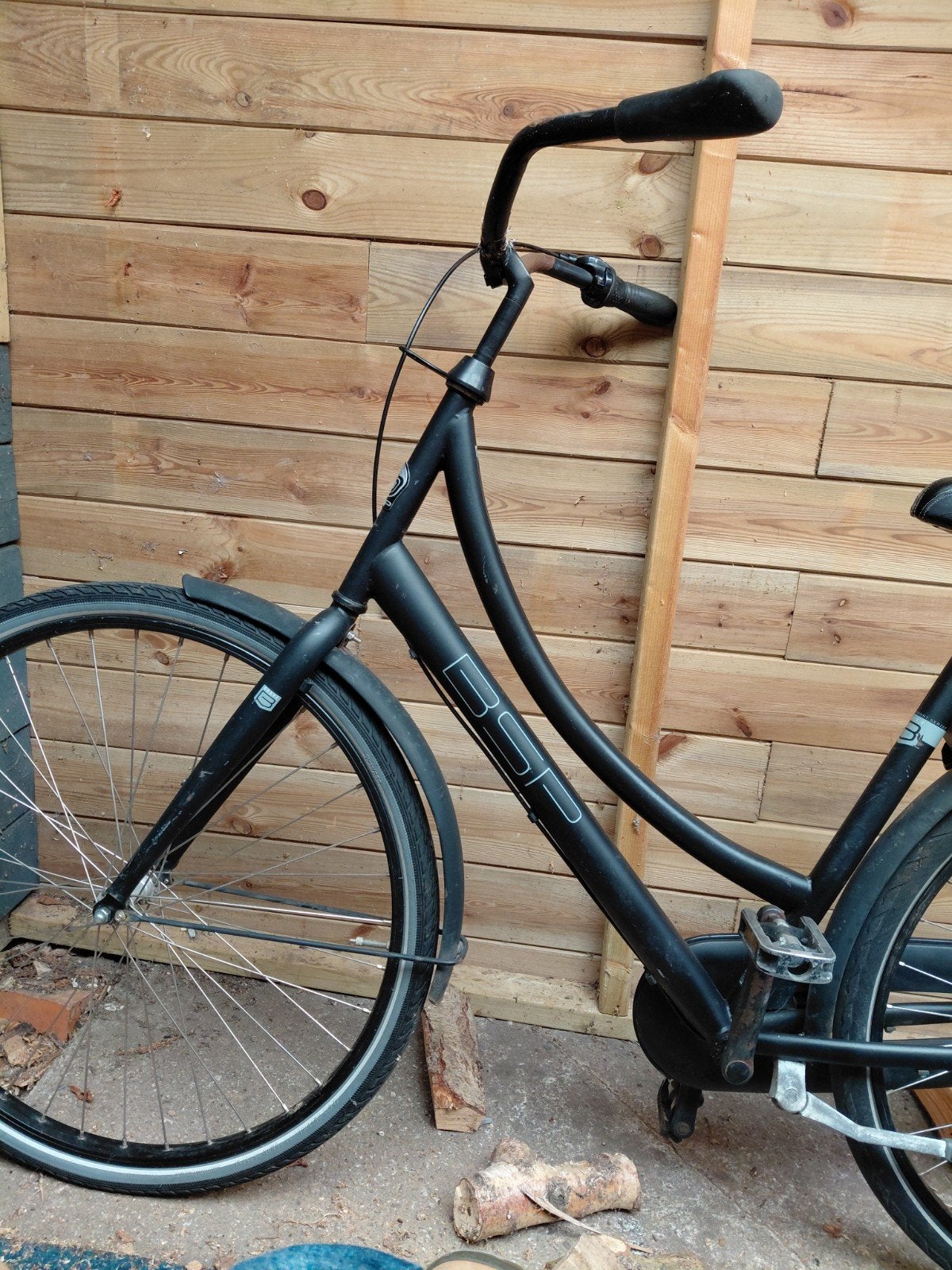 Stevige BSP fiets, ideaal voor postbezorging, Fietsen en Brommers, Fietsen | Dames | Damesfietsen, Terugtraprem, Ophalen, Overige merken