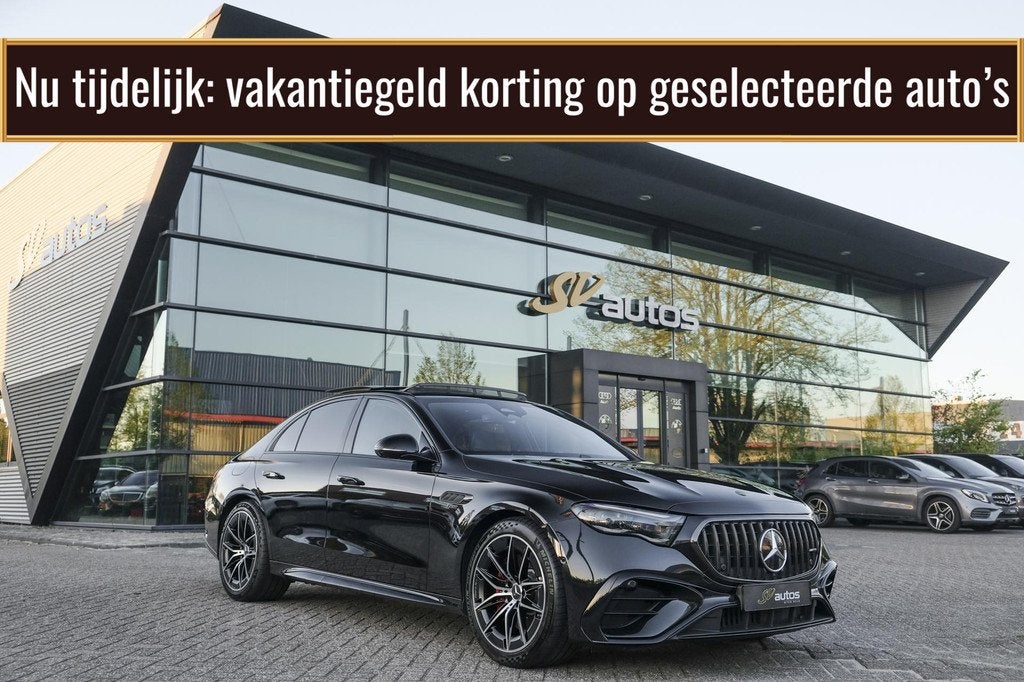 Mercedes-Benz E-klasse E53 AMG 612pk 4MATIC+ Panoramadak *BT, Auto's, Automaat, Gebruikt, Leder en Stof, Plug-in hybride