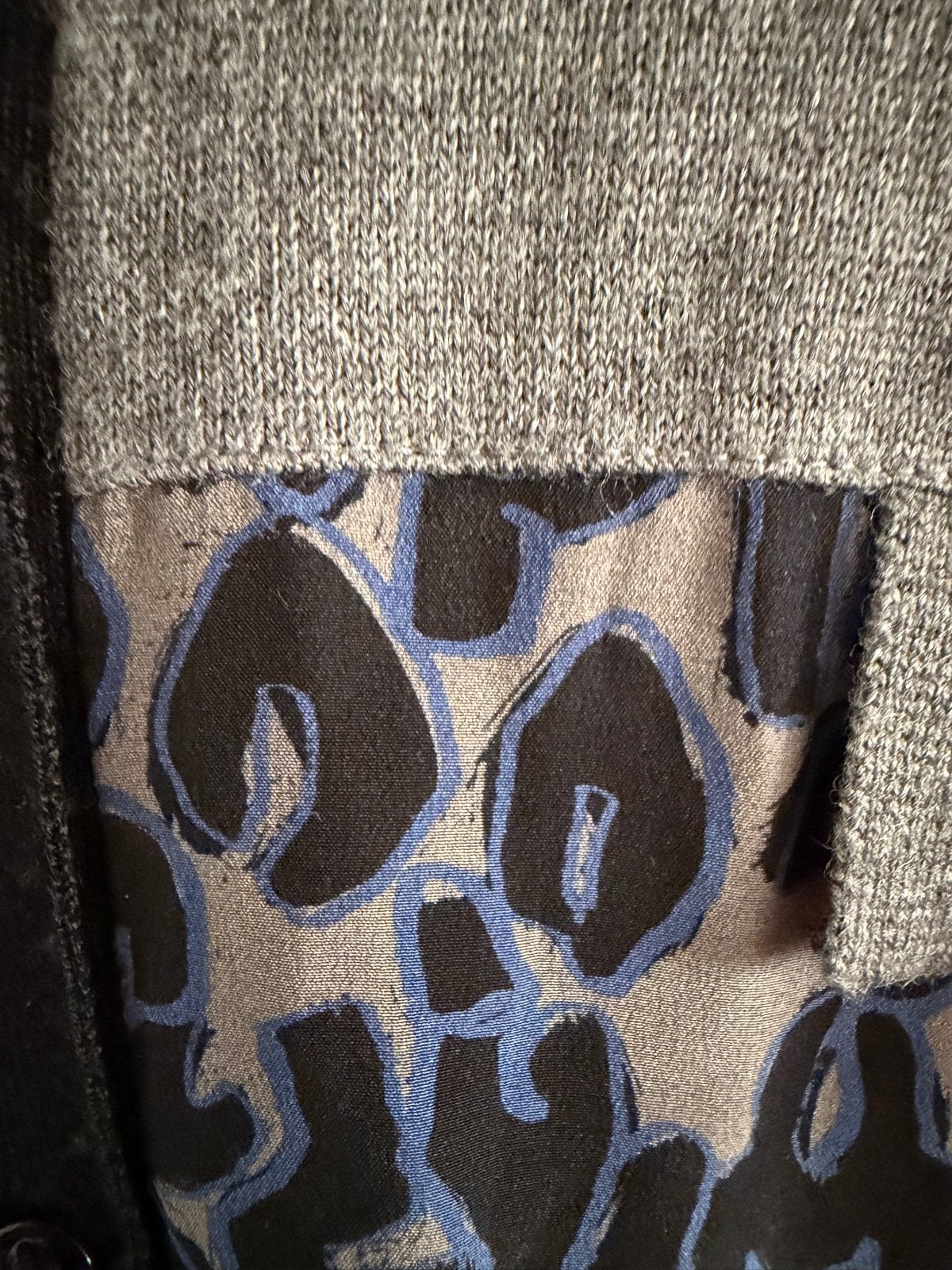 Iceberg jurk/tuniek met luipaardprint en blauwe accenten, Maat 38/40 (M), Blauw, Ophalen of Verzenden, Zo goed als nieuw