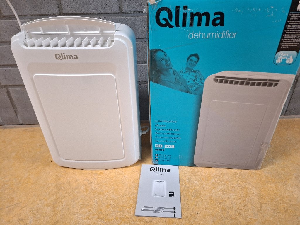 Qlima luchtontvochtiger met timer - TYPE ADSORPTIE, Ophalen of Verzenden, Zo goed als nieuw, Luchtontvochter