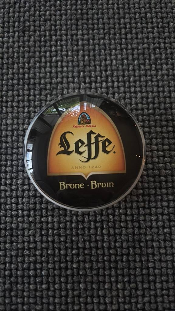Taplens leffe bruin, Ophalen of Verzenden, Nieuw, Reclamebord, Plaat of Schild, Leffe
