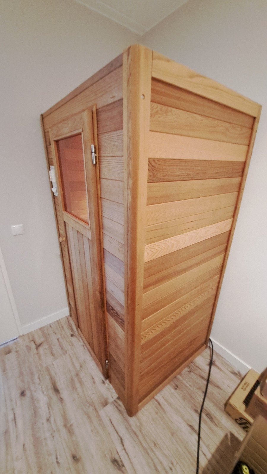 Infrarood cabine/sauna voor 1 á 2 personen, Sport en Fitness, Ophalen, Complete sauna
