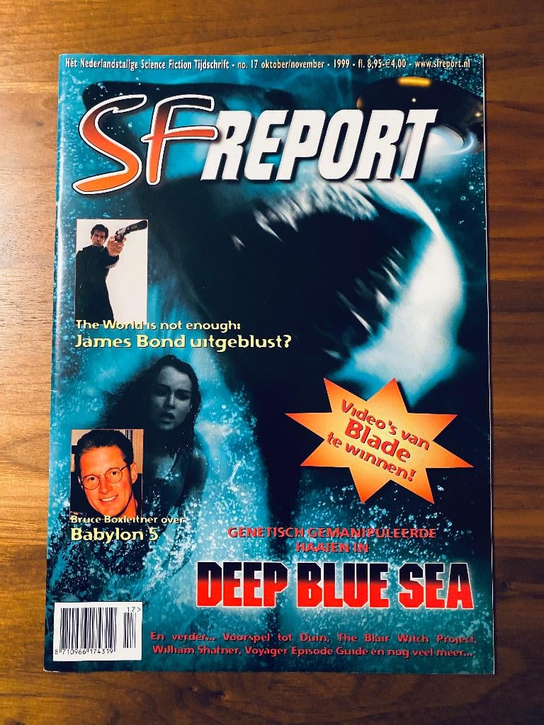 SF Report Magazine 17 (1999) | ‘Deep Blue Sea’ Cover, Ophalen of Verzenden, Zo goed als nieuw, Muziek, Film of Tv