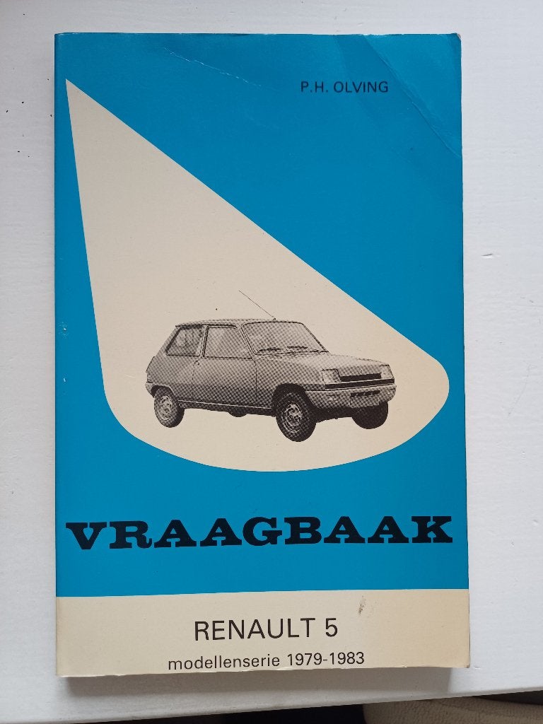 vraagbaak voor de Renault 5, specifiek voor modellen, Auto diversen, Handleidingen en Instructieboekjes, Ophalen of Verzenden
