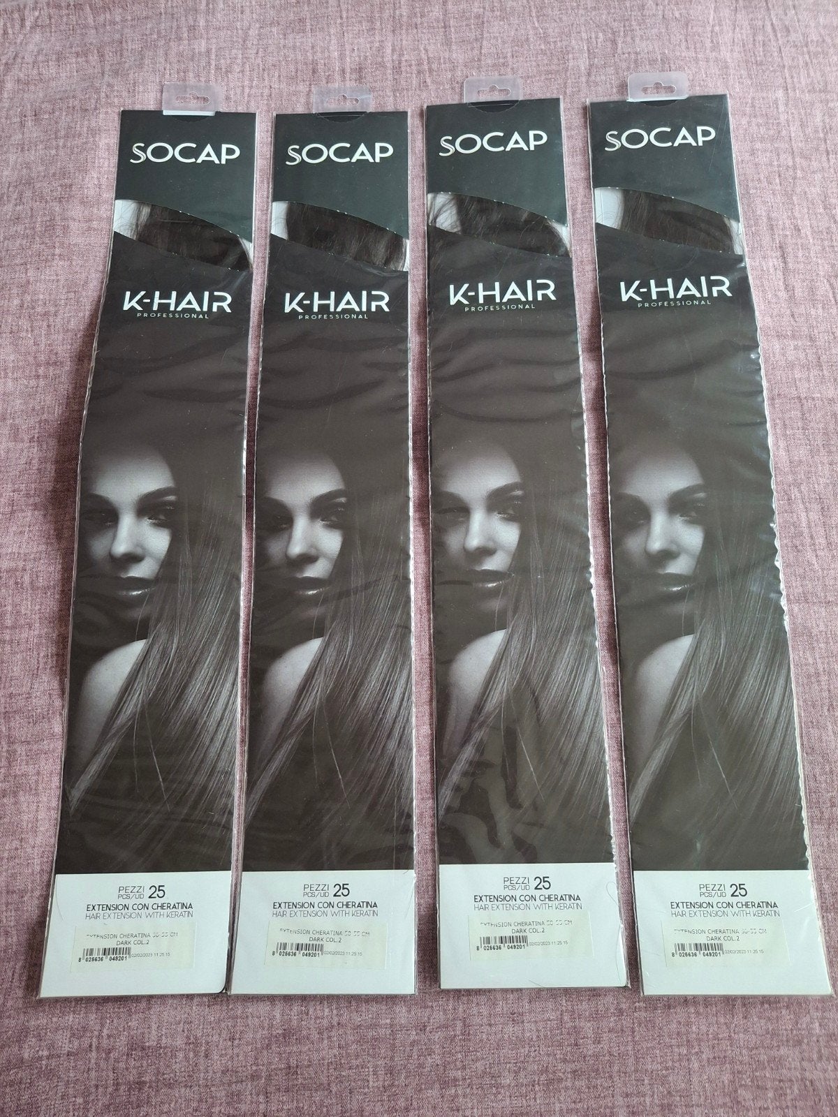 SOCAP K-HAIR Keratine Hairextensions, Ophalen of Verzenden, Nieuw, Pruik of Haarverlenging