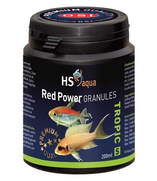 hs aqua red power granules s 200 ml €15,95, ., Overige typen, Nieuw, Ophalen of Verzenden