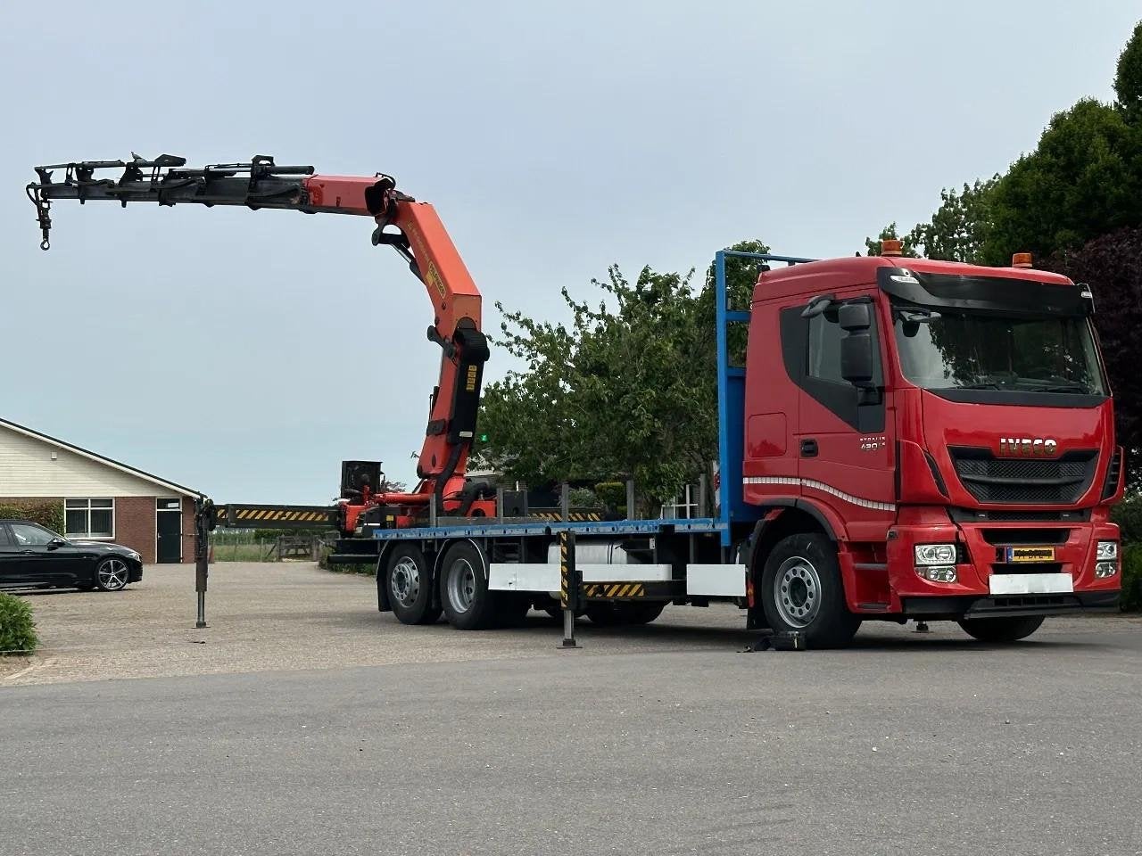 Iveco Stralis 420 !KRAAN/CRANE/GRUE/ Palfinger 42TM! RADIO R, Automaat, Iveco, Origineel Nederlands, Bedrijf