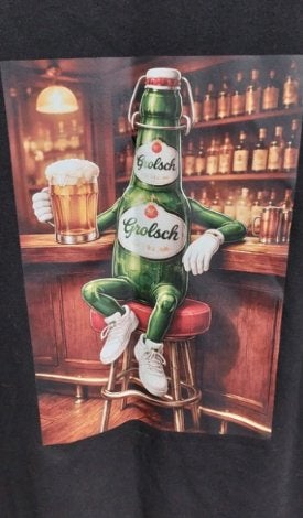 t shirt/ Grolsch/ bier/ XXL/cadeau, Onbekend, Zwart, Nieuw, Overige maten