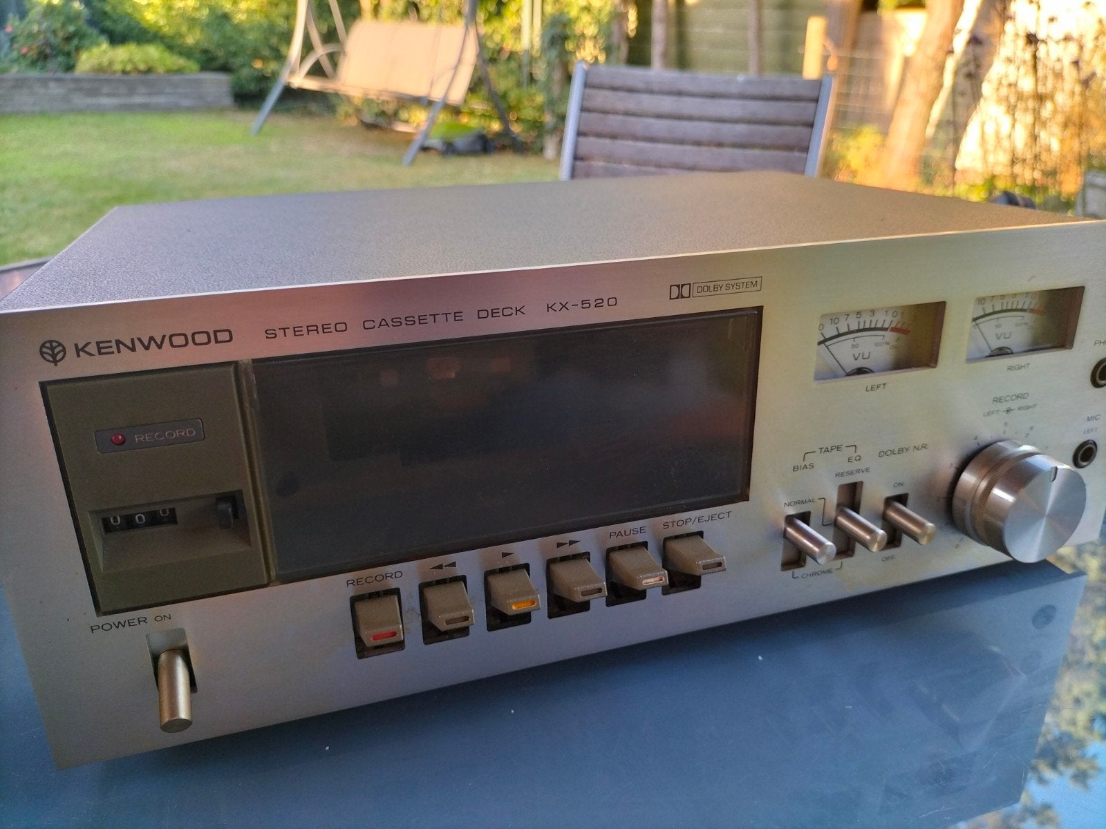Kenwood cassette deck KX-520 aandacht nodig, Audio, Tv en Foto, Cassettedecks, Ophalen of Verzenden, Kenwood