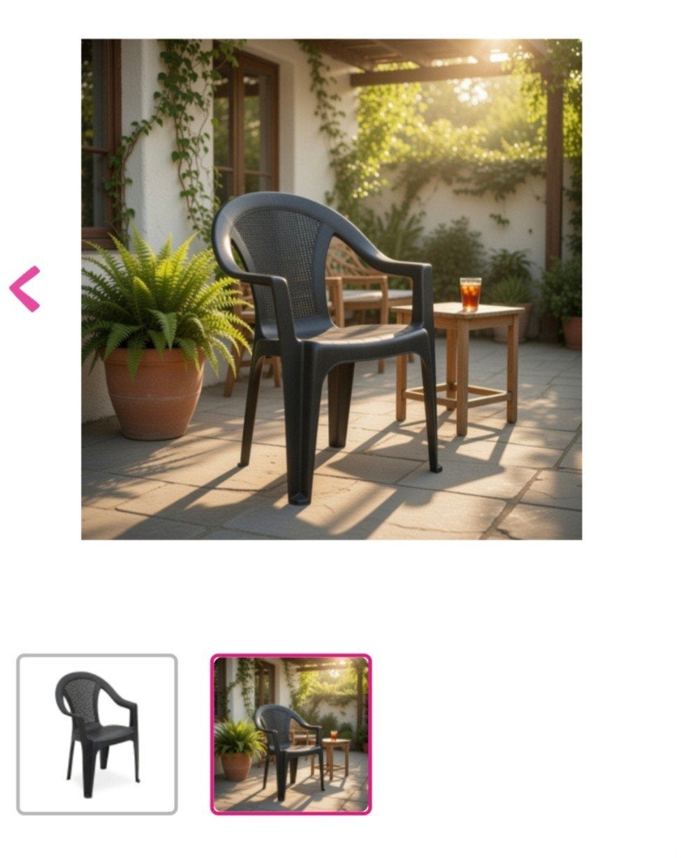 8 Hartman stapelbare tuinstoelen - groen, Tuin en Terras, Tuinstoelen, Ophalen of Verzenden