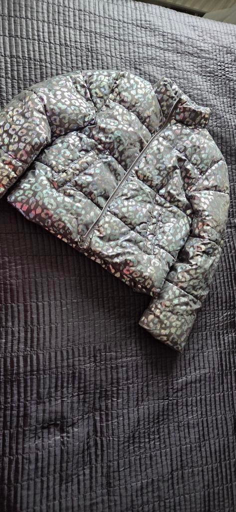 Panterprint metallic jas maat 134, name - it , zgan!, Ophalen of Verzenden, Zo goed als nieuw, Onbekend, Meisje