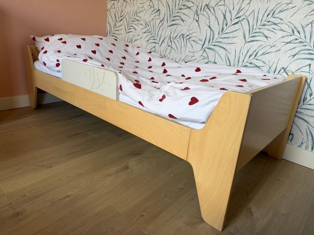 Kukuu Kinderbed 167x74, Ophalen, Gebruikt, 70 tot 85 cm, Lattenbodem