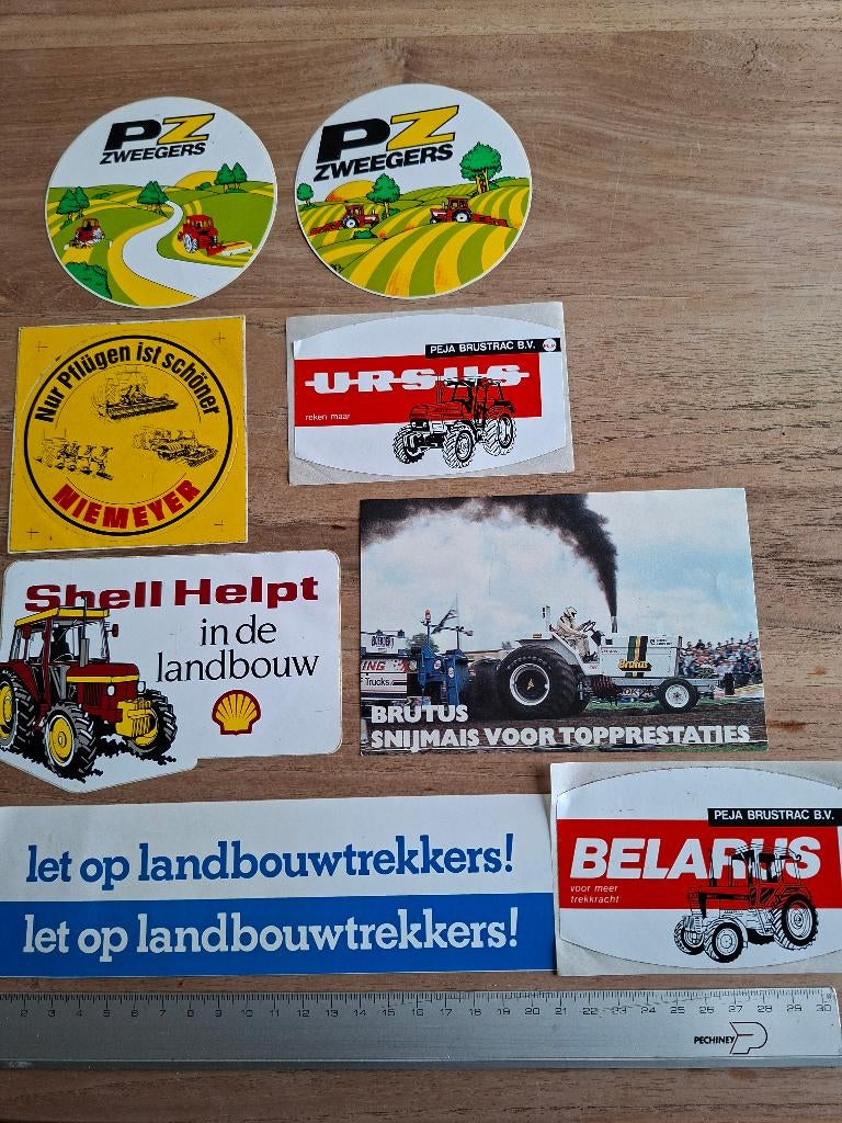 Stickers landbouwvoertuigen trekkers, Ophalen of Verzenden, Zo goed als nieuw, Auto of Motor
