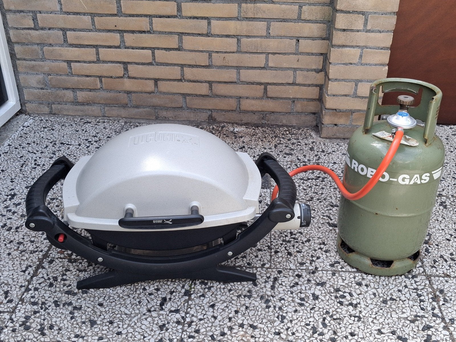 Weber Q100 gasbarbecue, Ophalen, Gebruikt, Weber
