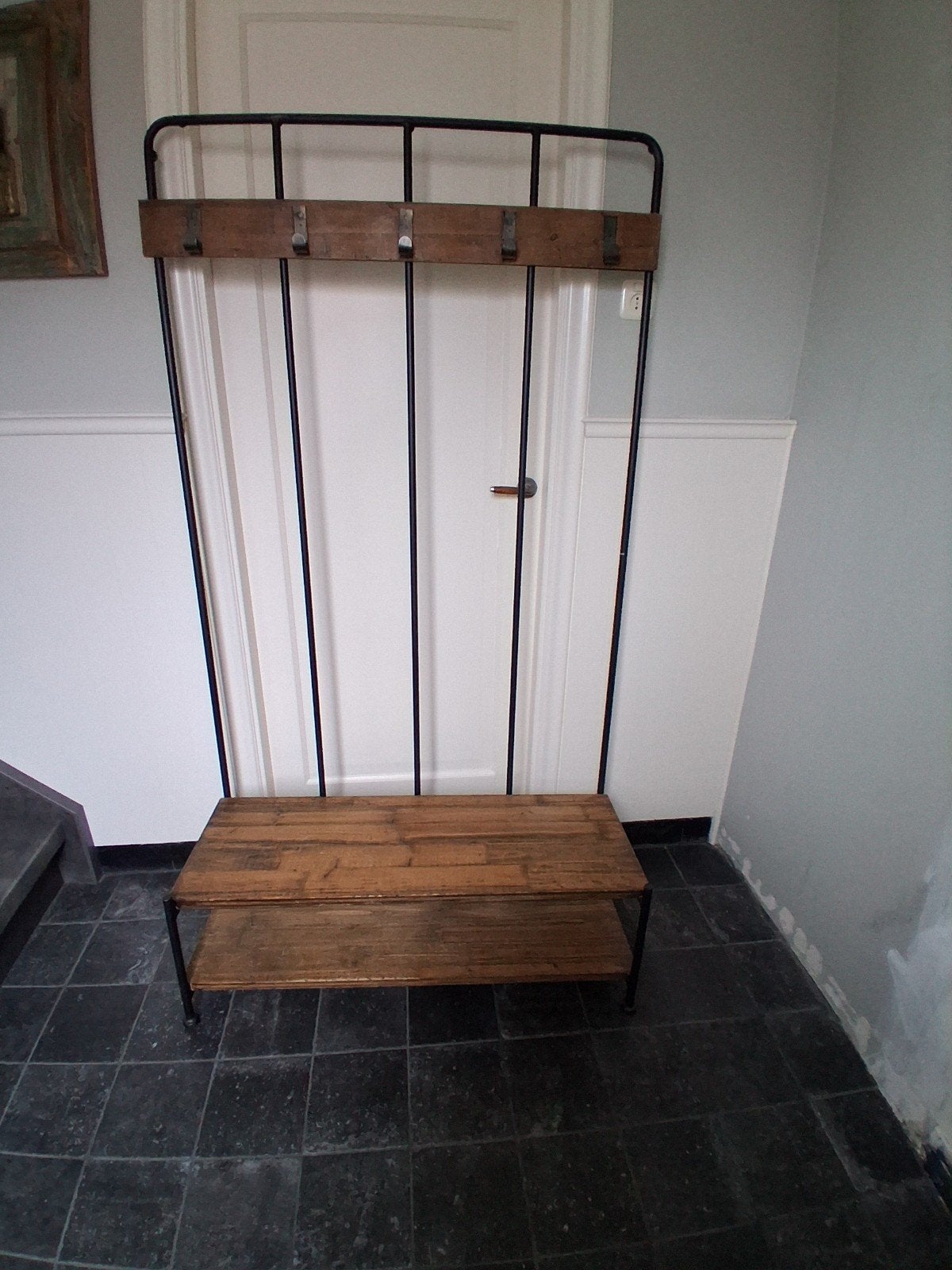 te koop: staande kapstok, industrieël, Ophalen, Metaal, Staande kapstok, 150 tot 200 cm