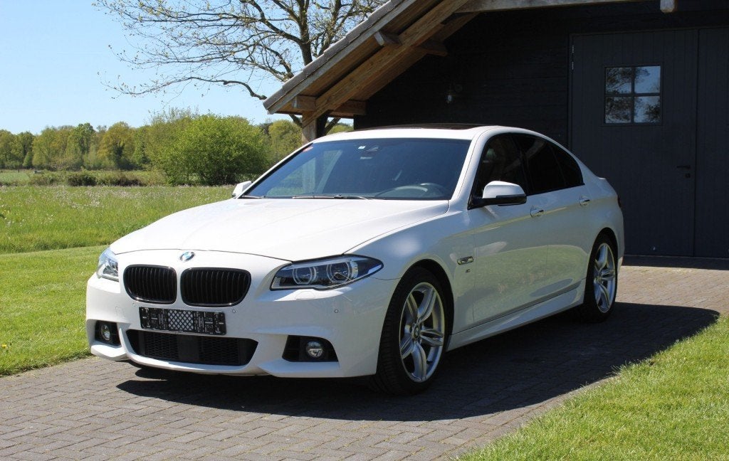 Bmw 5-SERIE 535i M-sport, Auto's, Automaat, Gebruikt, Wit, Bedrijf