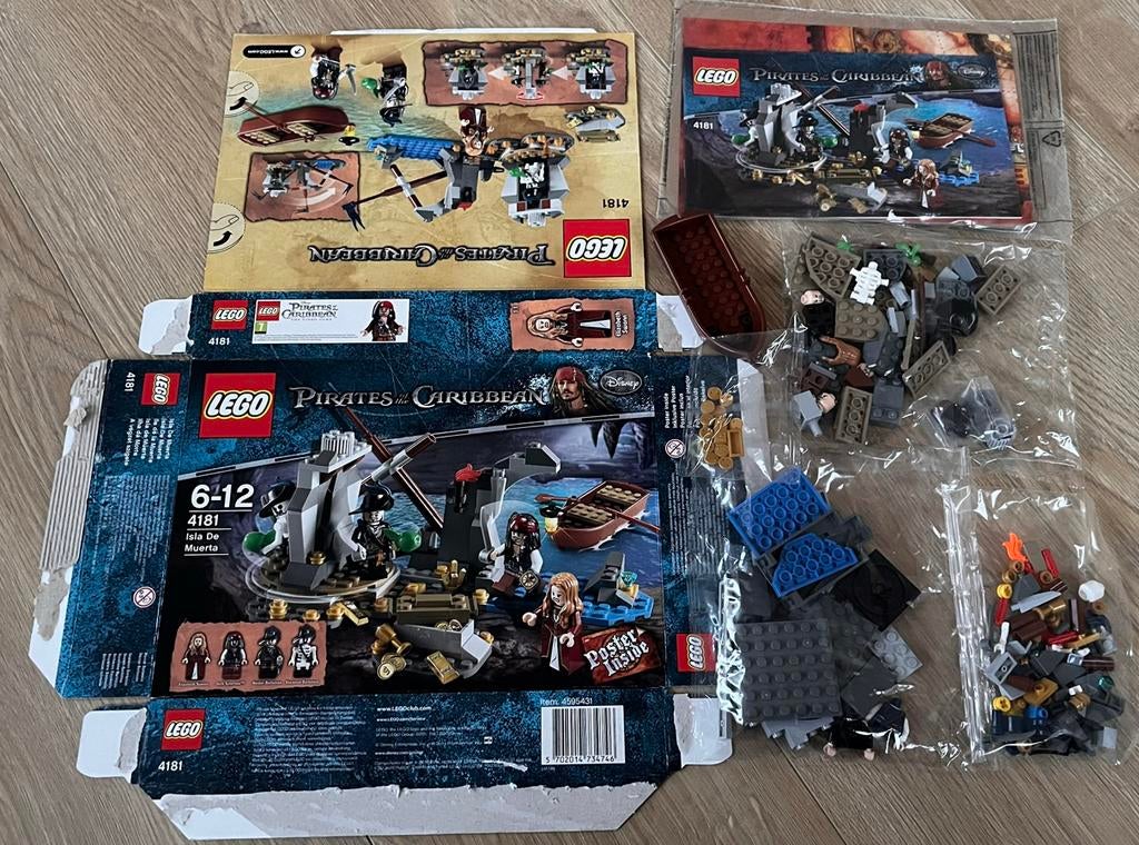 1x Lego Pirates of the Caribbean Isla De Muerta 4181, Kinderen en Baby's, Speelgoed | Duplo en Lego, Lego, Zo goed als nieuw, Complete set