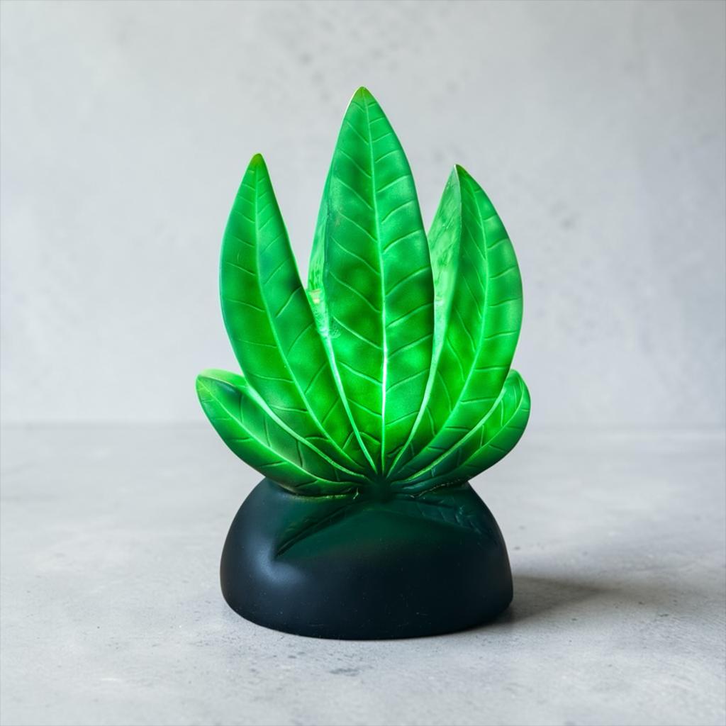 Retro Vogler Cannabis Blad Lamp - Uniek Design vintage, Ophalen of Verzenden, Gebruikt
