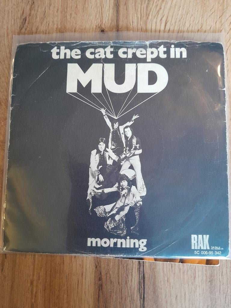 Mud 7inch the cat crept in, Cd's en Dvd's, Vinyl Singles, Ophalen of Verzenden, Zo goed als nieuw, Pop