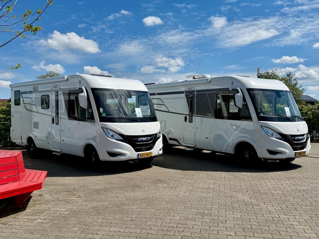 2x Hymer B-MC Integraal met bovenkastjes | Mercedes | Level, Caravans en Kamperen, Campers, Bedrijf, tot en met 3, Integraal, Hymer