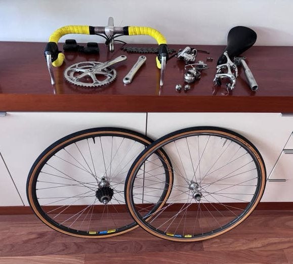 Campagnolo Chorus 8-speed, Mavic Open 4CD ‘90s, Ophalen, Gebruikt, Overige typen, Aluminium
