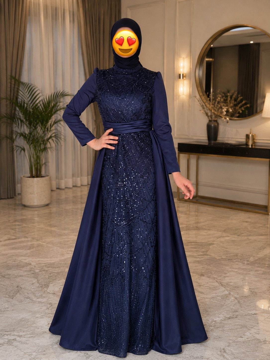 Elegante Galajurk Maat 38, Ophalen of Verzenden, Maat 38/40 (M), Blauw, Galajurk