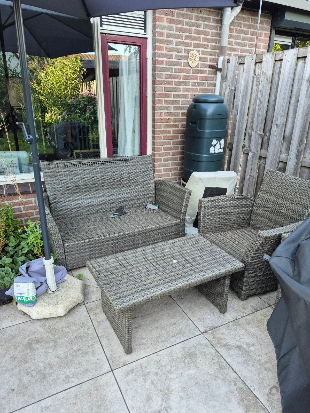 Loungeset, Ophalen