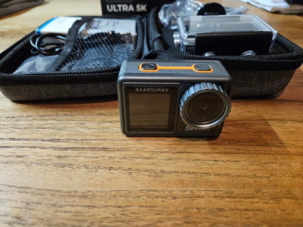 Akamduman 5k action camera, Overige merken, Overige soorten, Zo goed als nieuw, Ophalen of Verzenden