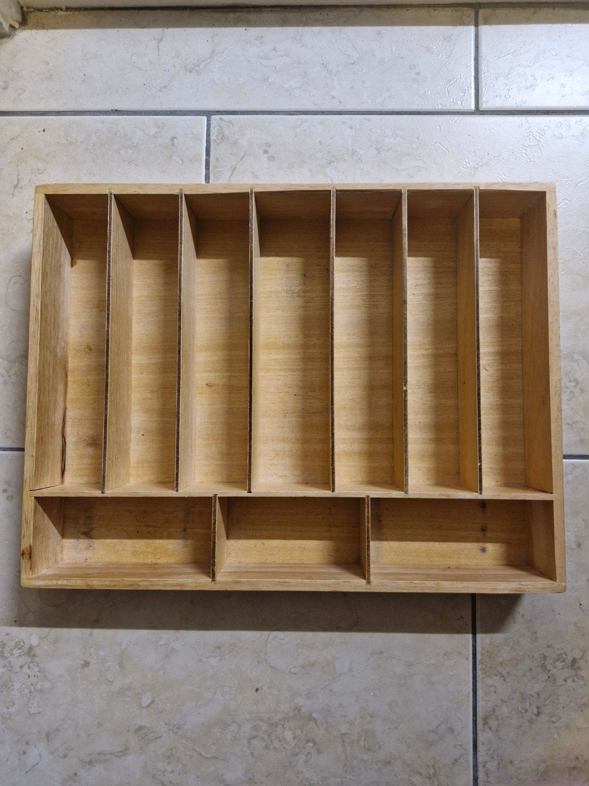 houten bestekbak, Overige typen, Ophalen of Verzenden, Gebruikt, Hout