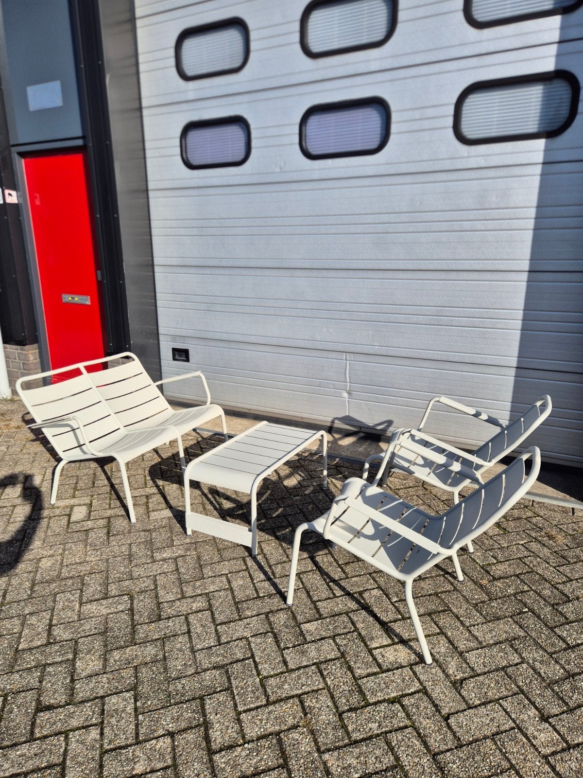 nieuwe fermob luxembourg lounge set on diverse kleuren, Ophalen of Verzenden, Nieuw, Aluminium