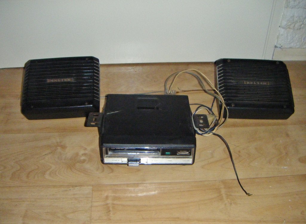 Casette Hitachi cs 204,Beltek speakers,autocasette,oldtimer, Ophalen of Verzenden, Gebruikt