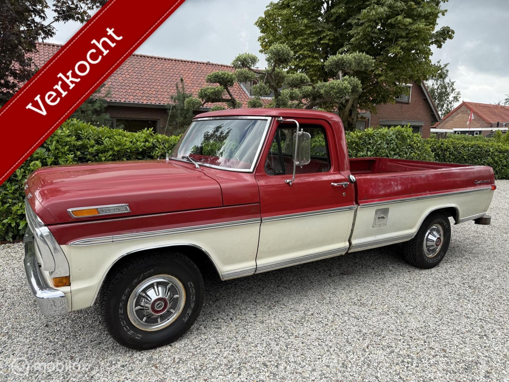 Ford F-100 Sport Custom V8 Automaat 1972 | Benzine/LPG, Auto's, 1361 kg, 8 cilinders, Bedrijf, 211 pk