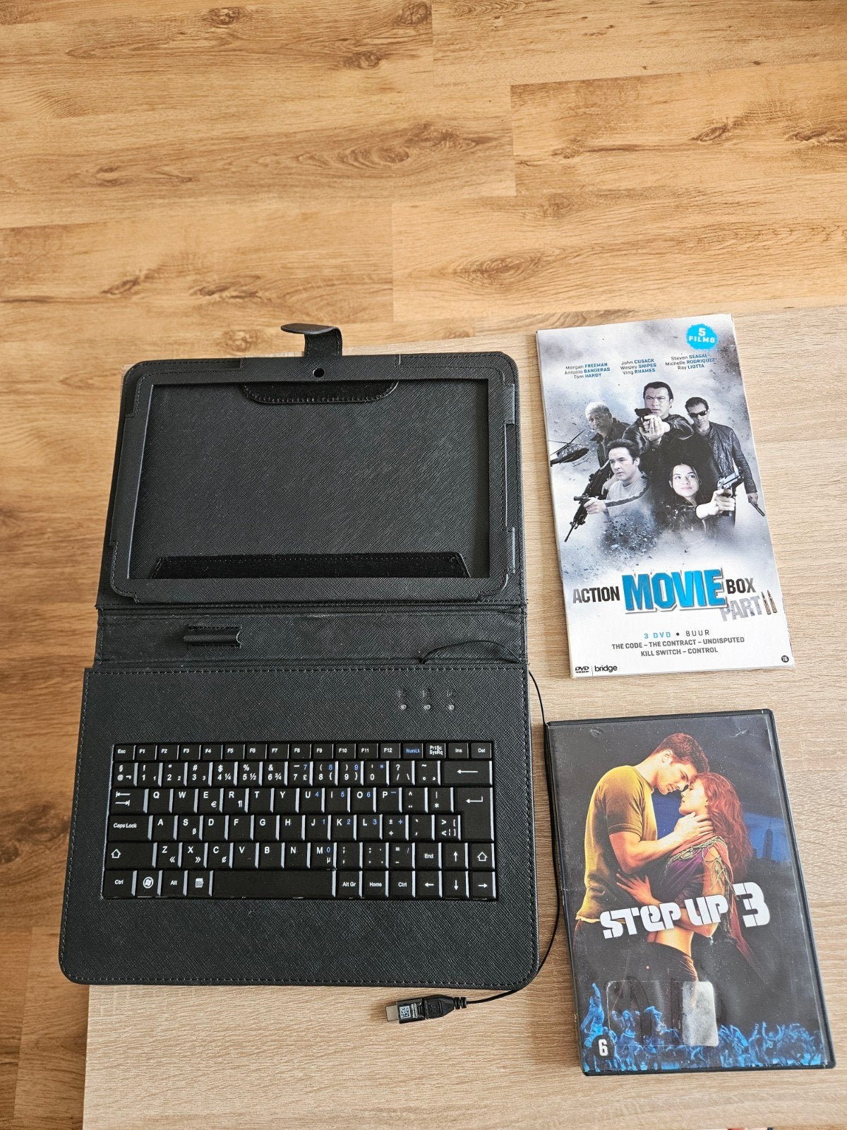Action Movie Box Part II & Step Up 3 Blu-ray/DVD, Cd's en Dvd's, Vanaf 6 jaar, Ophalen, Gebruikt