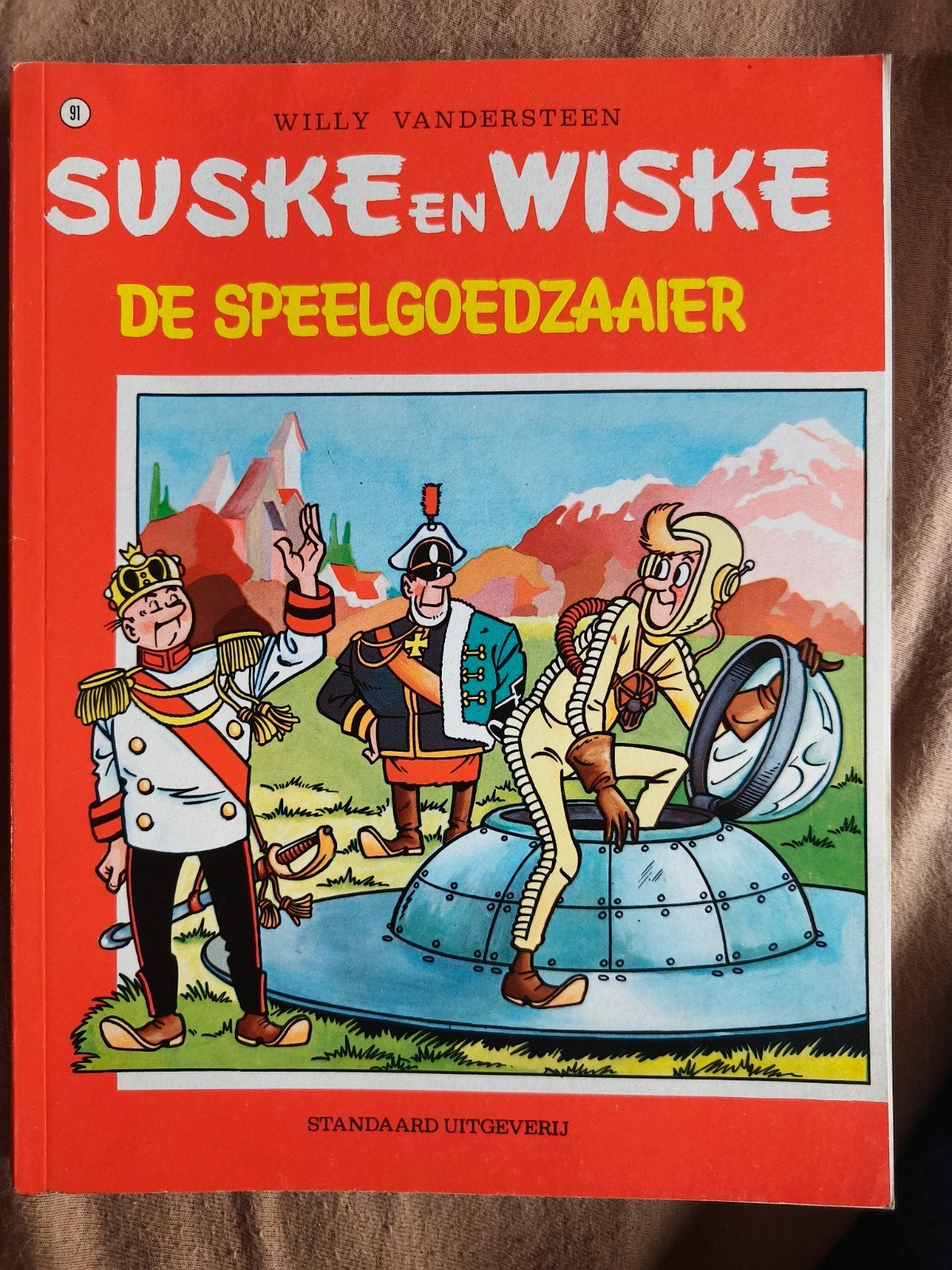 Suske en Wiske - De Speelgoedzaaier (nr. 91), Eén stripboek, Ophalen of Verzenden, Gelezen, Willy Vandersteen