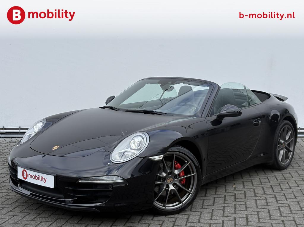 Porsche 911 Cabrio 3.4 Carrera Cabrio Dealer Onderhouden! El, Auto's, Porsche, Euro 5, Achterwielaandrijving, Gebruikt, Zwart