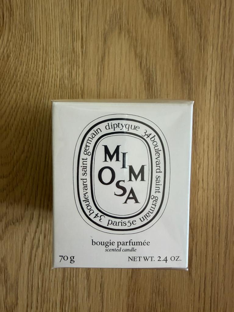 Diptyque minose geurkaas, Huis en Inrichting, Woonaccessoires | Kandelaars en Kaarsen, Ophalen of Verzenden, Nieuw, Wit, Kaars