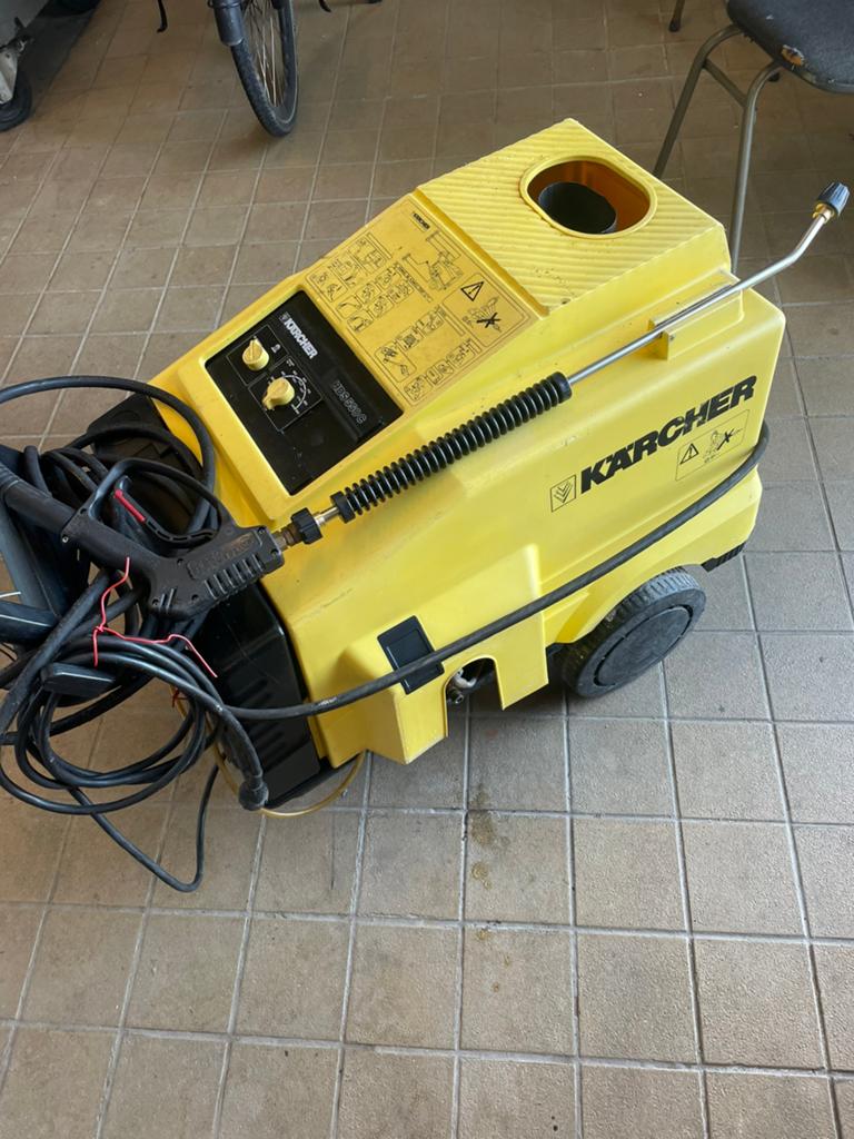 Karcher HDS 550C heetwater hogedrukreiniger 230v, Tuin en Terras, Hogedrukreinigers, Ophalen, Gebruikt, Elektrisch