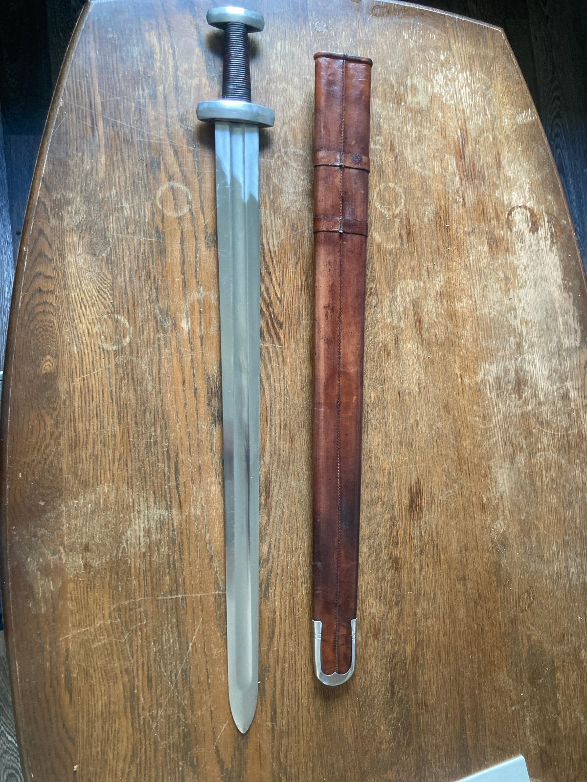 Decoratief Viking Zwaard met Schede - Nieuwstaat, Ophalen of Verzenden, Zo goed als nieuw