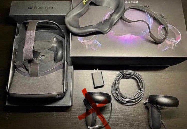 Oculus Quest (1) losse accessoires, Ophalen of Verzenden, Zo goed als nieuw, Overige platformen