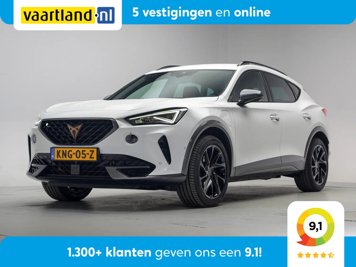 CUPRA Formentor 1.4 e-HYBRID 204pk Business Edition Aut. [ L, Auto's, Automaat, Gebruikt, 4 cilinders, Wit