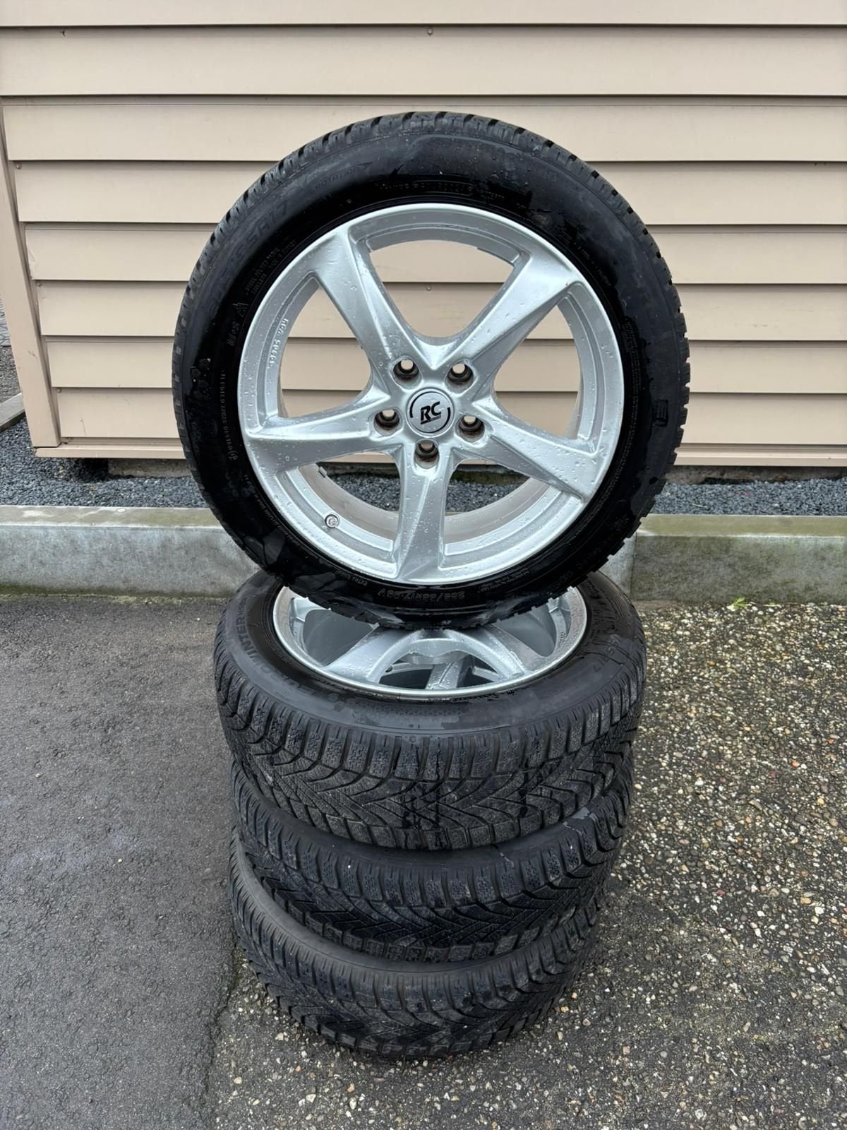 Winterset 17 inch 205/55/R17, Auto-onderdelen, Banden en Velgen, Ophalen, Gebruikt, -, -