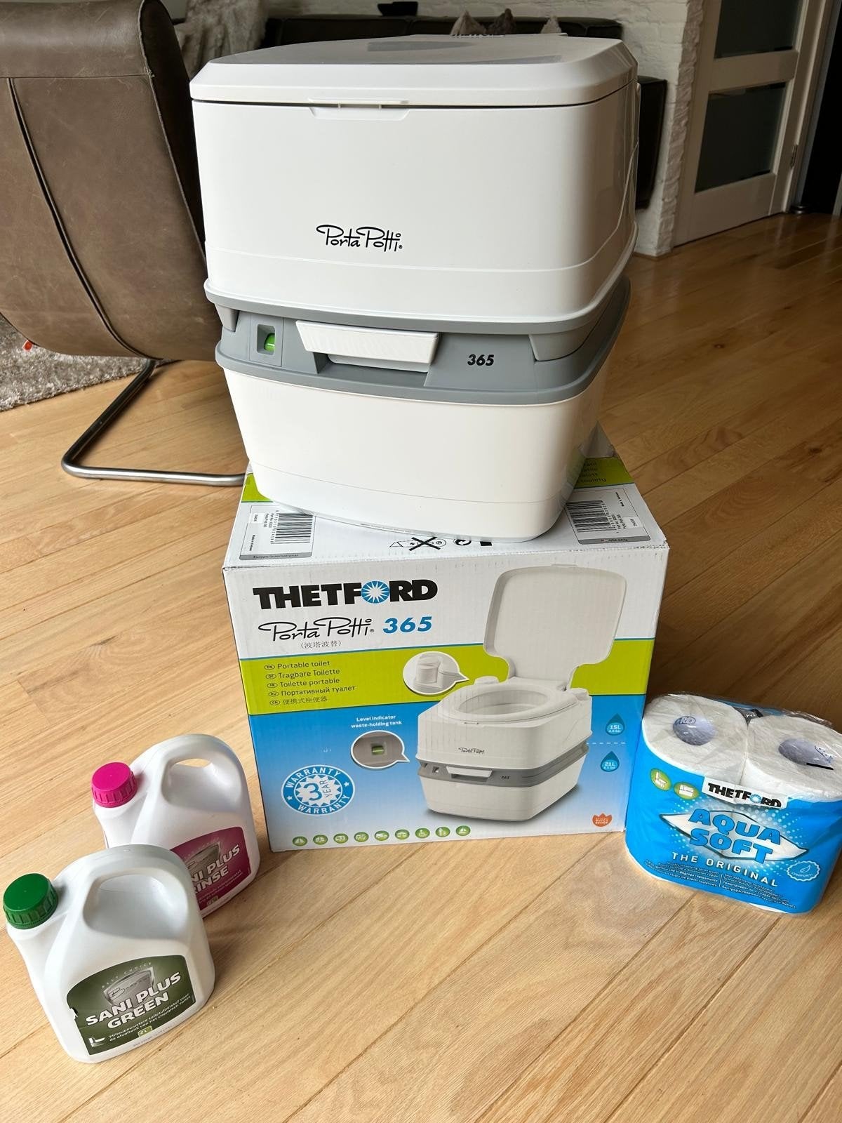 Thetford Porta Potti 365 Draagbaar Toilet Nieuw, Ophalen of Verzenden, Nieuw