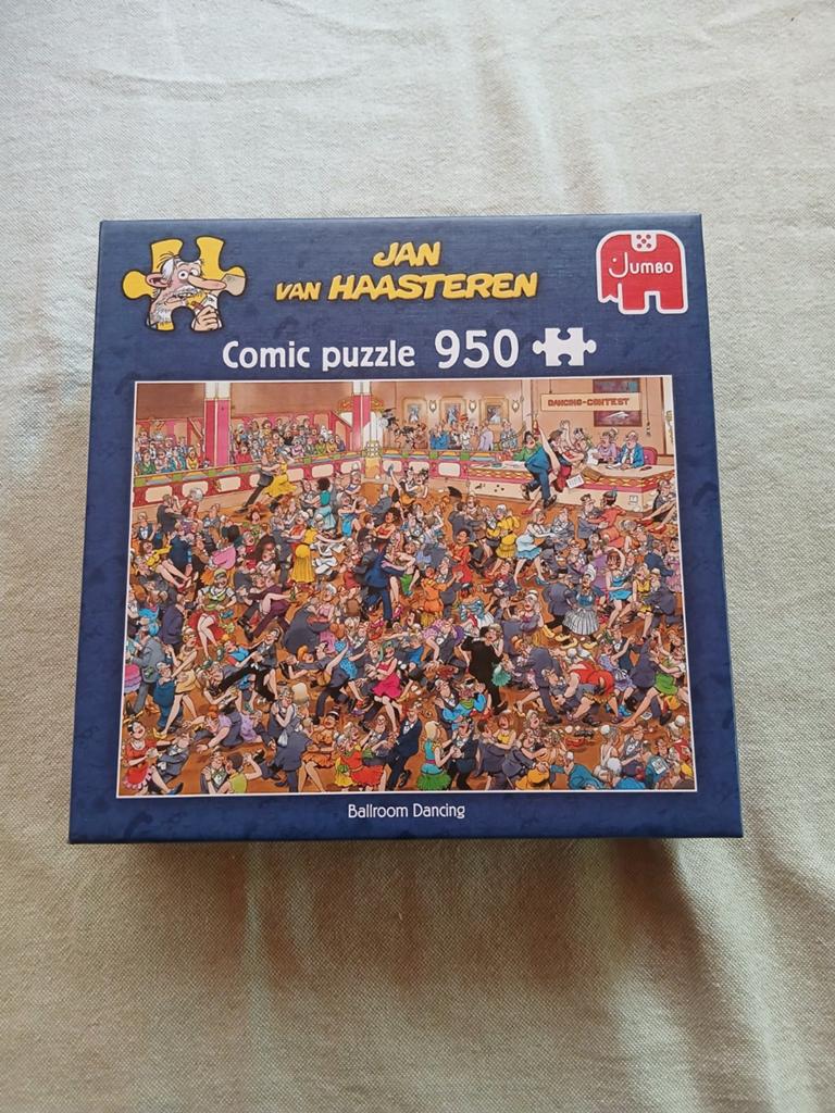 Jan van Haasteren  Puzzel 950 stukjes - Ballroom Dancin, Ophalen of Verzenden, 500 t/m 1500 stukjes, Zo goed als nieuw, Legpuzzel