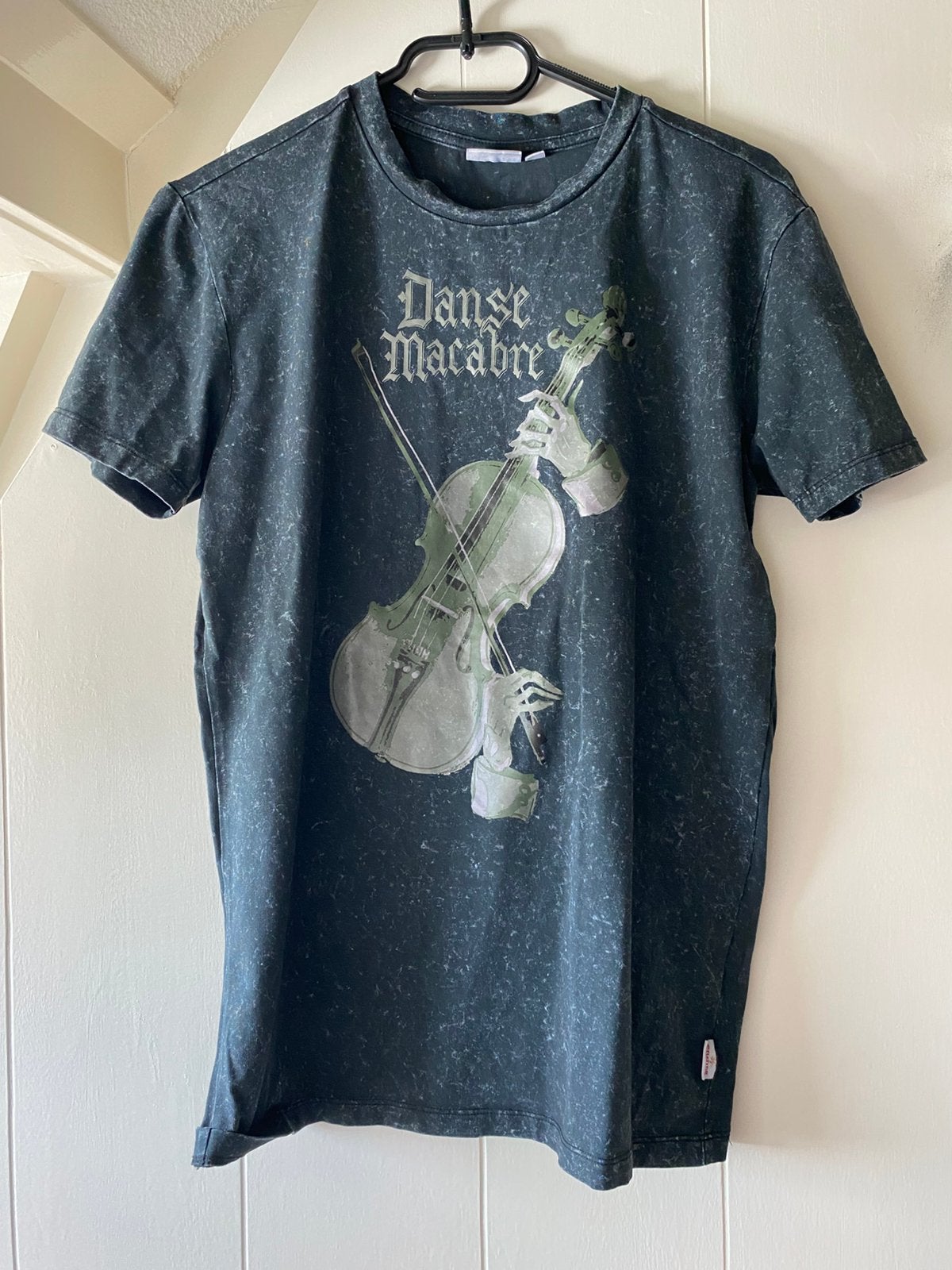 Shirt danse macabre viool, Ophalen of Verzenden, Zo goed als nieuw, Kleding