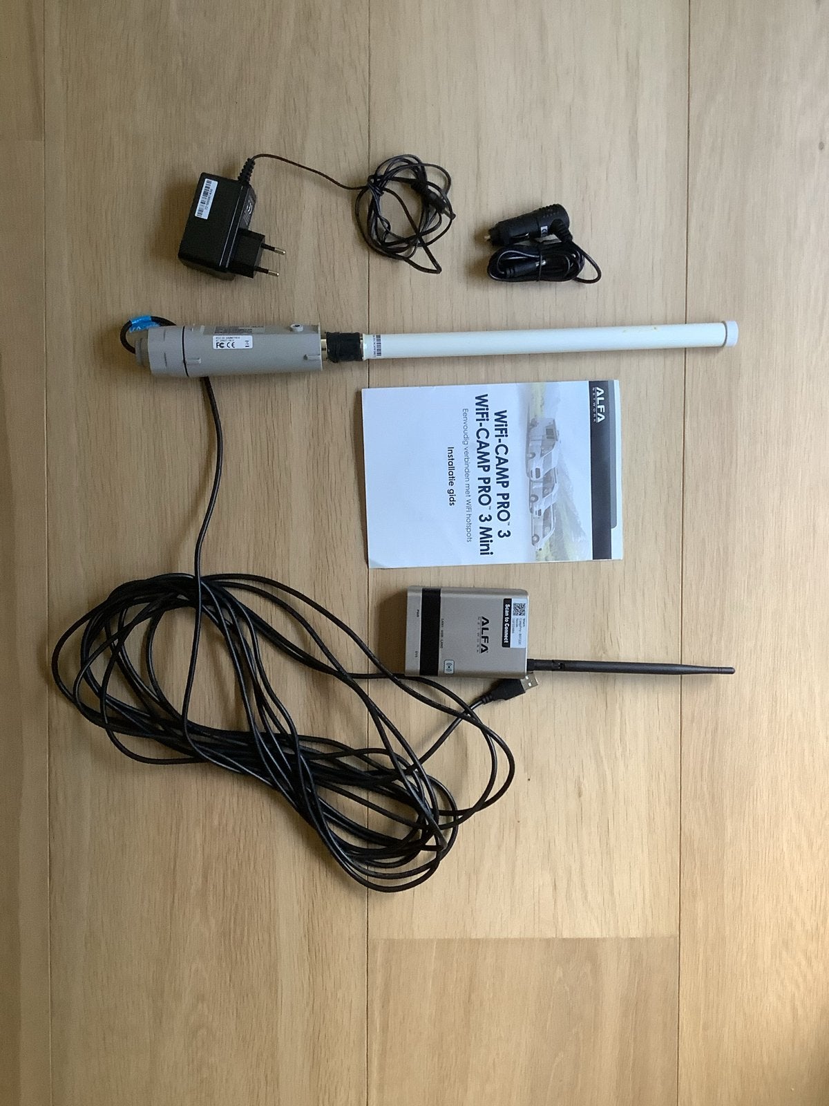 Alfa Network WiFi-CAMP PRO 3 Mini Router Set, Verzenden, Zo goed als nieuw