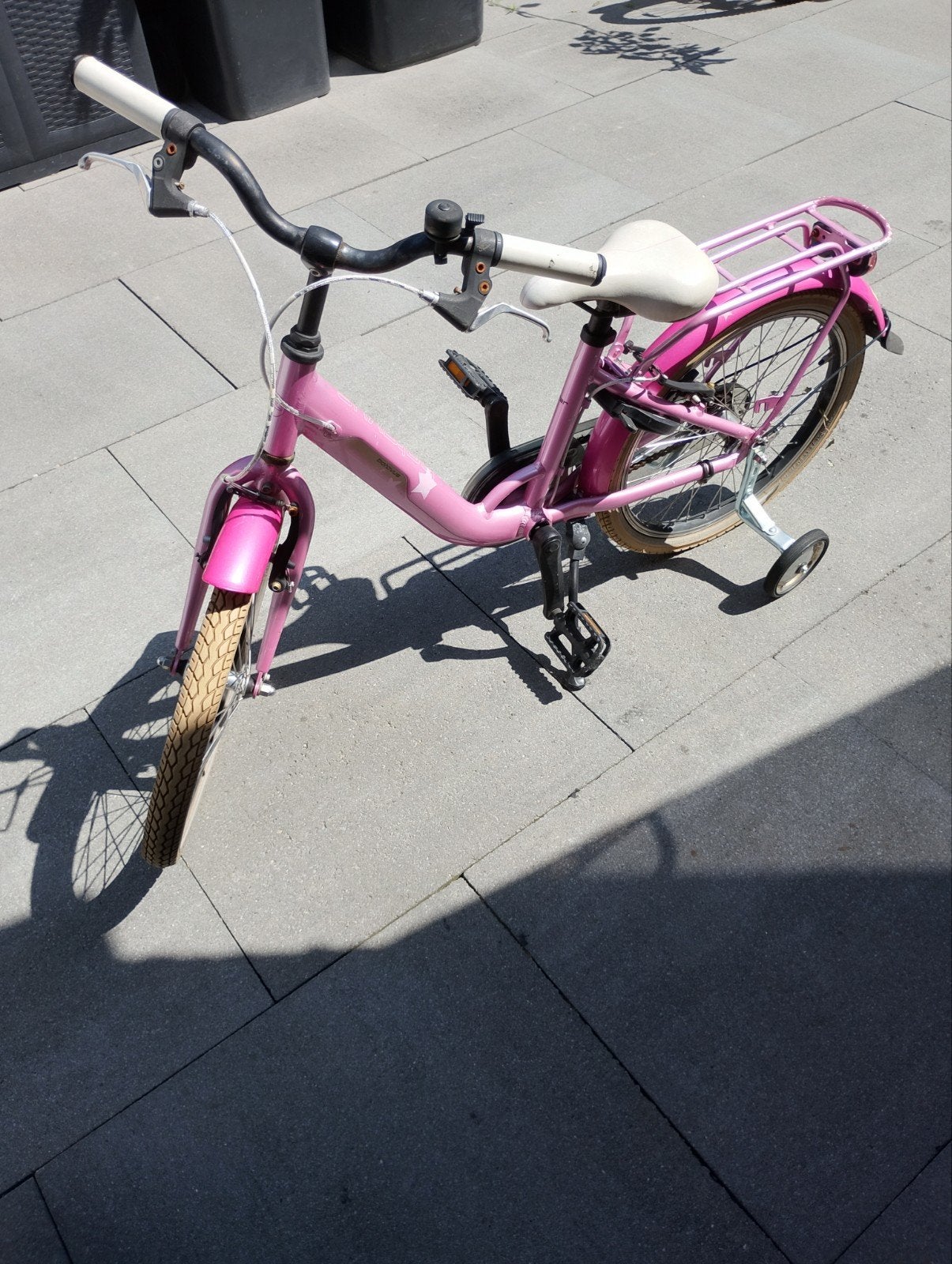 Meisjesfiets, Ophalen, Terugtraprem, Gebruikt, Handrem