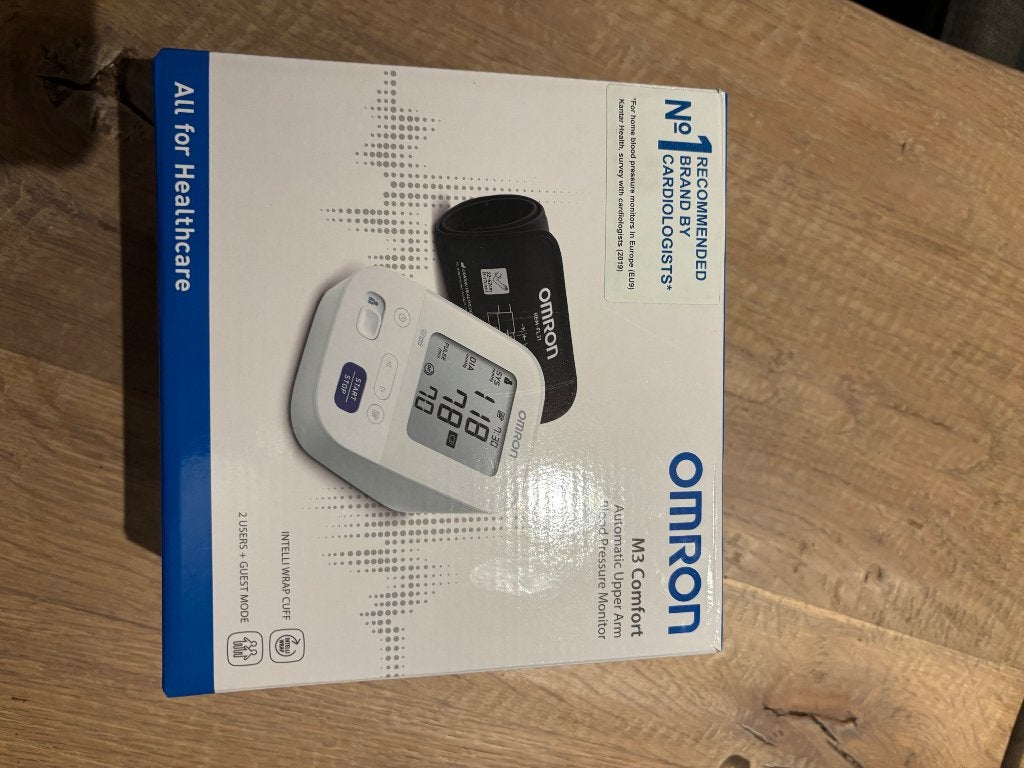 Boelddrukmeter Omron m3 comfort nieuw, Ophalen of Verzenden, Nieuw, Overige typen