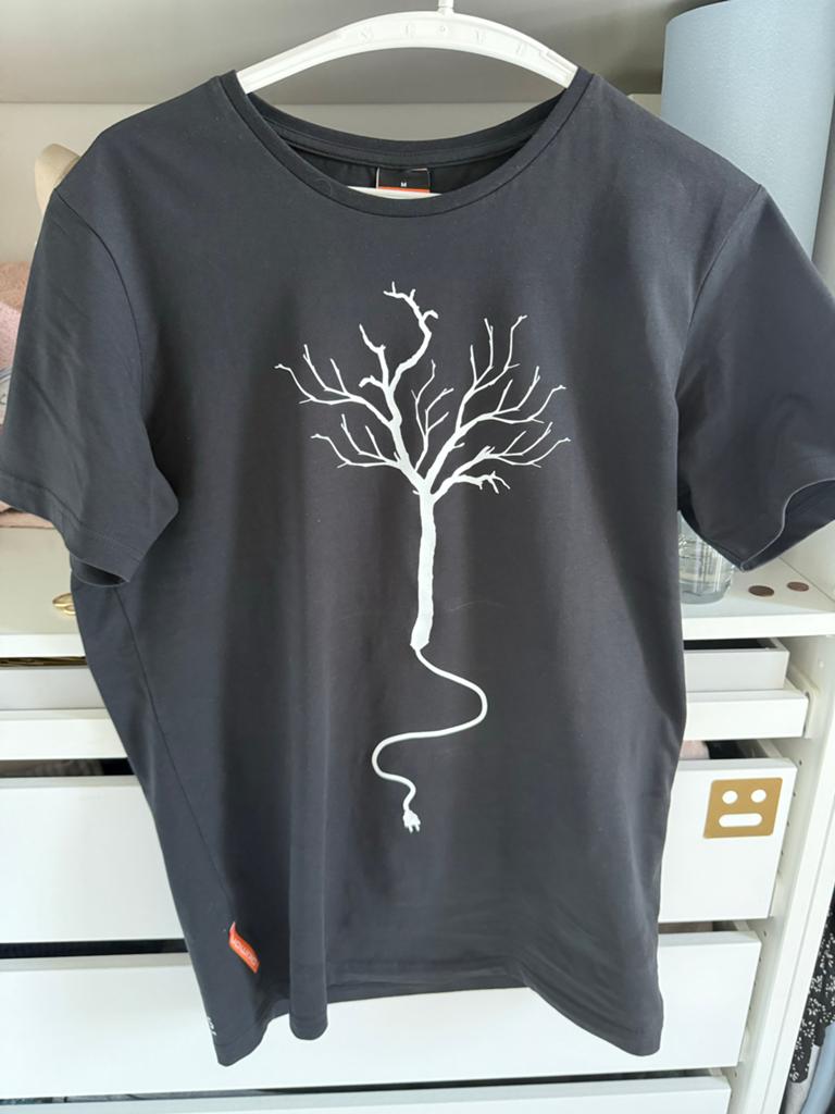 Okimono t-shirt nieuw zond prijskaartje boomprint - Maat M, Ophalen of Verzenden, Nieuw, Maat 48/50 (M), Zwart