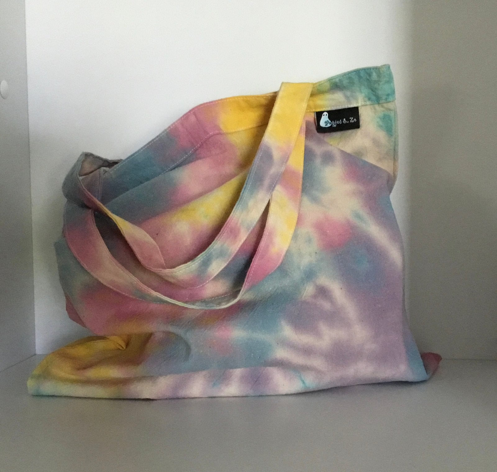 Kleurrijke tie- die tas (totbag)., Ophalen of Verzenden, Overige kleuren